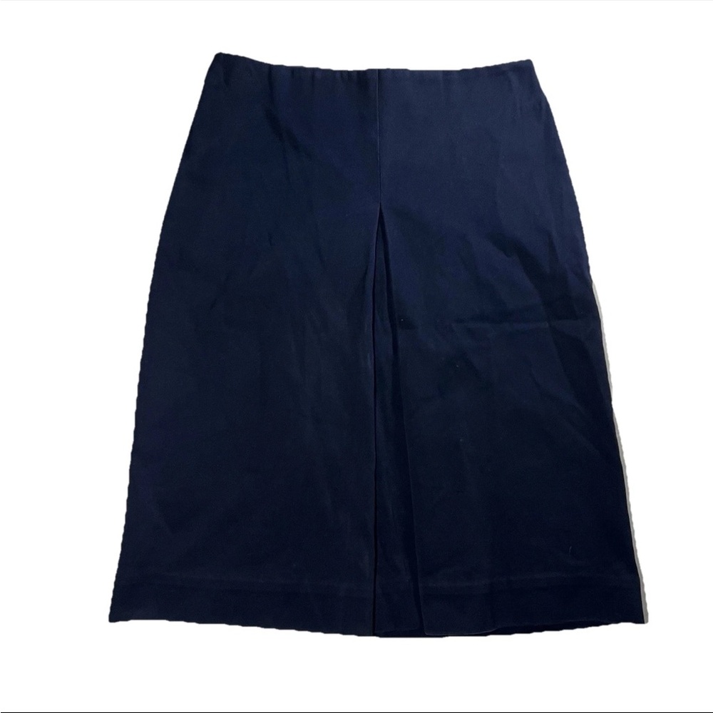 COS Navy A-Line Skirt